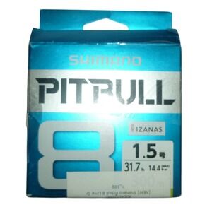 Shimano Pitbull 8 Braided Fishing Line 1.5 PE 31.7lb 300m Lime Green Made Japan